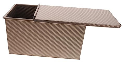 Cabilock Haushaltsbrotbackform Aus Kohlenstoffstahl Mit Deckel Antihaft Toastform Für Brot Und Kuchen Für Backen Von Toast Und Anderen Leckereien Der Heimischen Küche