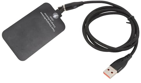 Type C Magnetic Wireless Charging Receiver 120W Fast Charging, USB C Receiver Chip for Galaxy A51 A40 A20E J2 J3 BlackBerry KEYone Q10, Dual Purpose Wireless & Magnetic C