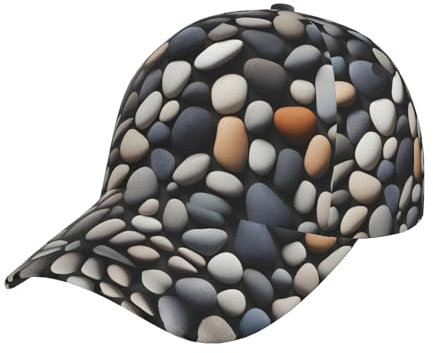 Oudrspo Baseball Cap Mütze für Damen und Herren, stylisches Leichtigkeits-Design, Namensaufdrucke, Schwarz, Schwarz, Einheitsgröße