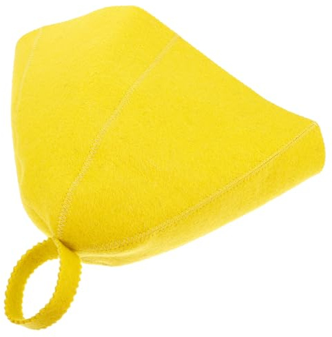 VALICLUD Felt Sauna Hat for Men Thick Water Absorbent Shower Cap Comfortable Household Bath Accessories for Sauna Room Sturdy Felt Material for Spa and Home Use