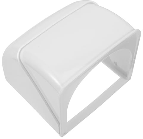 Sosoport Protector De Enchufe De Pared Blanco, Tapa Plegable Para Enchufe Exterior, Cubierta Protectora Para Tomacorrientes Baños y Exteriores
