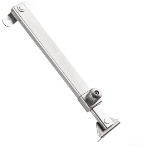 GLFLOW Limiteur d'ouverture de fenêtre en acier inoxydable avec verrou de volet à 7 positions d'ajustement pour cadre en aluminium PVC (A)