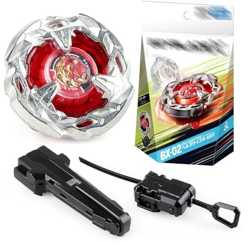 Metal Fusion mit Starter, Kreisel und Starter, Kampfkreisel Geschenk für Weihnachten, Geburtstag, Spielzeug für Kinder ab 6 Jahren, Gift for Children