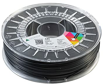 Smartfil 3D Filament ABS Filament Schwarz, ABS 1.75 mm, 0.75 kg, Schwarz