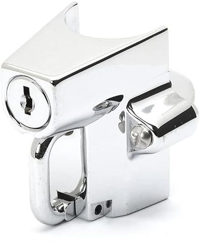 Antivol de Casque chromé