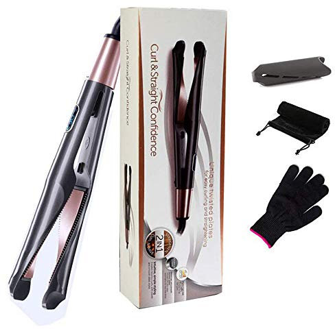 HUYA Plancha de Pelo Rotary Bevel Curling Stick Tornillo de Onda automática Beauty Power Carril de Control de Temperatura térmica