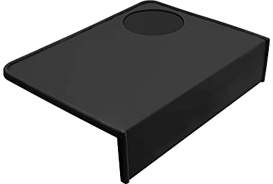 AQKILO Coffee Tamper Mat Silicone Espresso Tamping Pad with Corner Edge Tamp Support Station for Portafilter Barista Accessories