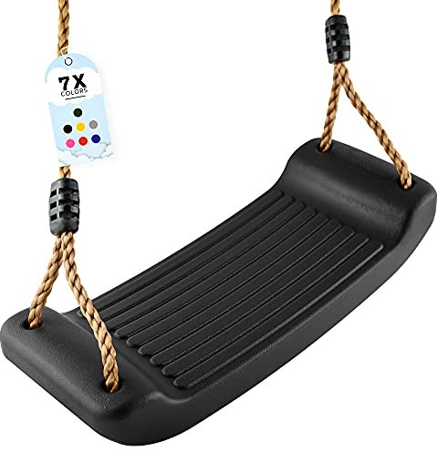 Schaukel Garten | Kinderschaukel Outdoor Indoor | Höhenverstellbar & rutschfest| Schaukelsitz - Schaukelbrett - Brettschaukel für Kinder zum Schaukeln