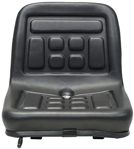 Futchoy Siège de tracteur universel - Siège de tracteur - Siège de chariot élévateur, tondeuse à gazon, siège élévateur étanche avec rail coulissant de 140 mm - Pour pelleteuse, tracteur