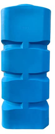Varile 1000L Vertikaler Trinkwassertank - Rechteckig Blau | BPA-Frei | integriertes 3/4 Messinggewinde | Made in EU | Lebensmittelgeeignet