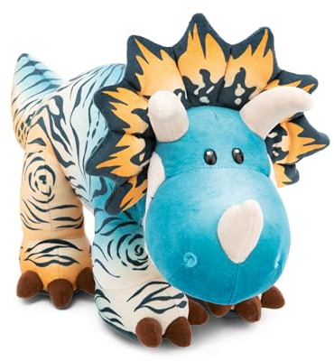 NICI Kuscheltier Dino Cerastupsy 50cm - Flauschiges Dino Kuscheltier zum Kuscheln und Liebhaben, Dino Stofftier aus recycelten Materialien – 49469