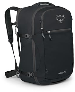Osprey Daylite 35L Travel Pack – Lightweight and Versatile Carry-On Backpack for Weekend Travel, Hiking, or Daily Commute – Durable, Streamlined Design with Ample Storage, Black