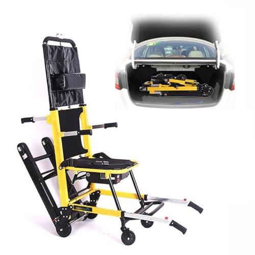 Raupen-Treppensteig-Rollstuhl Treppensteiger Rollstuhl Für Erwachsene,Treppensteiger,Rollstuhl Faltbar,Treppenlift,Elektrischer Treppenrollstuhl,Treppenlifte Patienten-Transporthilfe A