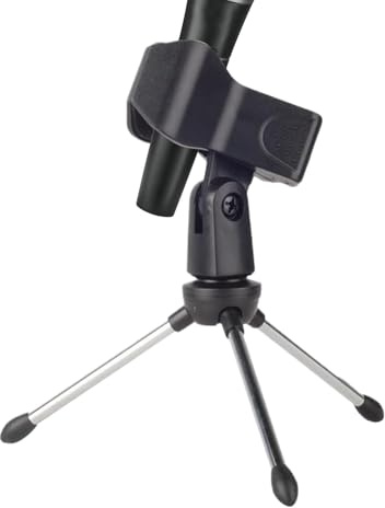 Desktop-Mikrofonhalter, Mikrofonständer-Stativ Verstellbarer | Leichtes Mikrofonhalter-Stativ für Gesang, Bühne, Meeting, Auftritt