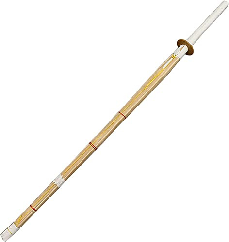 Kendo Practice Wooden Sword, Espada de bambú y Espada de Madera, Bokken, Dos Espadas, Entrenamiento para Adultos y Entrenamiento de Combate para niños-1PC||120CM