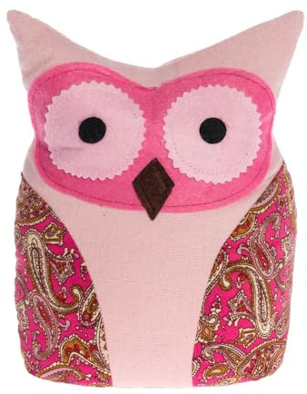 Türstopper SILA rosa pink Eule mit Sandfüllung Doorstop H21cm Türsack