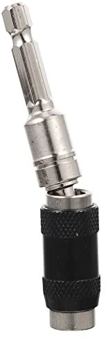 Tofficu Adattatore a Canna Di Estensione Portainserti Orientabile Flessibile Titolari Attrezzo Regolabile Porta Punte Estensioni Magnetico Portautensili Argento Acciaio Al Cromo Vanadio