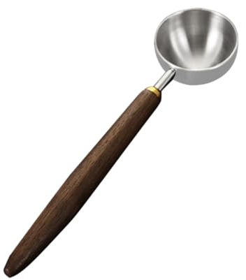 ULTECHNOVO Cuillère Doseuse à Café Cuillère à Lait Poudre Avec Manche Bois Pour Grains Ou Moulu Sel Sucre Thé Et Épices