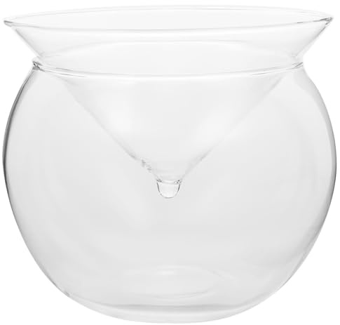 GAROZATION Bicchiere da Cocktail Forma Superficie Liscia Creativo in Borosilicato Alto Facile da Pulire, per Casa