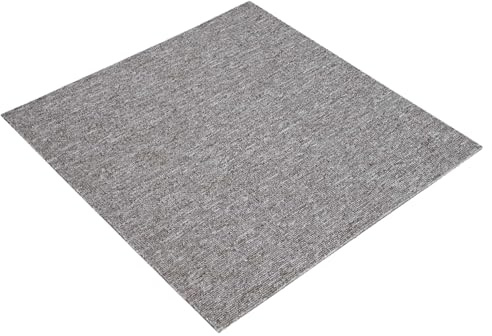 vidaXL Piastrella per tappeti marrone 50 x 50 cm 36 pezzi PP e bitume, camera da letto, pavimento modulare, moquette morbida, interni, piastrelle chic, facile da pulire