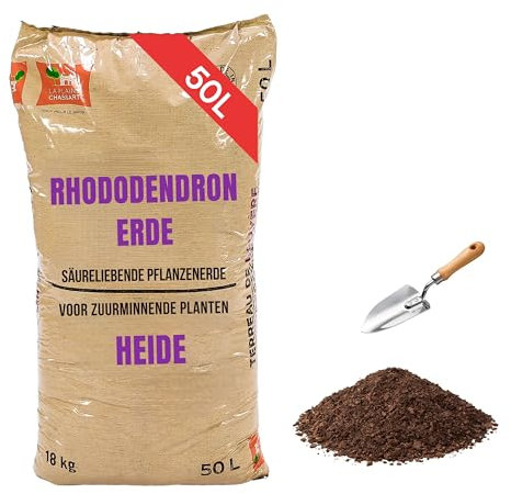 La Plaine Chassart - Terre de Bruyere 50L - pour Toutes Les Plantes Acidophiles - Rhododendrons et Azalées - Usage Intérieur et Extérieur - Parc, Jardin, Terrasse, Balcon, ...