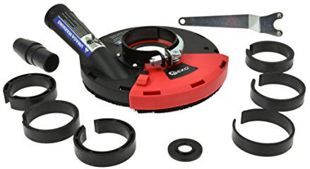 BSD Professionnel Hottte d'Aspiration pour Meuleuse d'angle - Capot de Protection Universelle, Capot de Protection pour Meuleuse d'angle 180mm