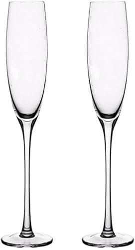 WZYYCV Bicchieri Bicchieri da Vino in Vetro Cristallo Bicchieri da Champagne Rotondi a Stelo Lungo per Vino Rosso e Bianco per Bar Bicchiere Birra
