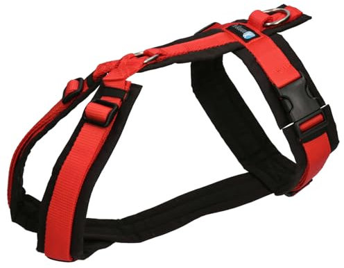 anny-x Brustgeschirr Fun schwarz rot - Gr. M