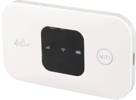 Dpofirs WLAN-Router - 4G LTE Mobiler Hotspot für Reisen, Büro und Zuhause - Schneller Netzwerk-Smart-Router für bis zu 10 Benutzer - 2100-mAh