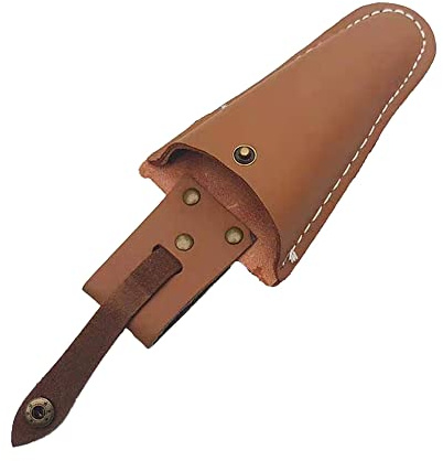 Funda de tijera con cinturón, funda de piel sintética para tijeras de podar de jardinería