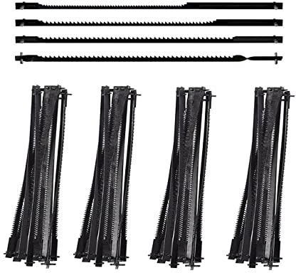 RIMURA 48 pièces 105mm Lames de scie à chantourner extrémité 15/18/24 TPI for Dremel Moto-scie MS20 MS51 MS52 MS53
