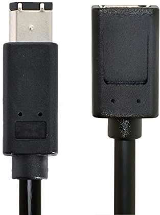 xiwai Firewire 1394a 400-400 IEEE 6Pin Femmina a 6Pin Maschio Cavo di Prolunga 20cm per Laptop Data Video Capture Card