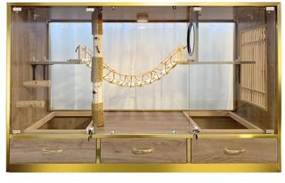 Katze-Hundehaus Katzenkäfig-Villa, extra groß, freier Raum, for Zuhause, drinnen, Holz, Luxus-Katzenschrank, Katzenhaus, Katzennest Katzenkäfig