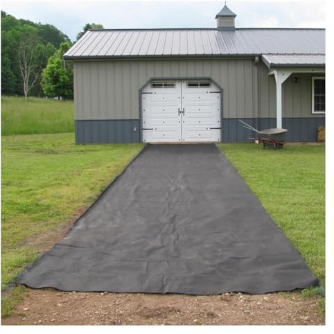 Unkrautvlies Gartenvlies Geotextil-Gewebe Unter Schotter Auffahrt, 7OZ nicht gewebtes Gewebe Für Landschaftsbau/Grabenabläufe/Unterbau/Erosionsschutz/Bauprojekte, 1m 1.5m 2m breit ( Color : WxL , Size