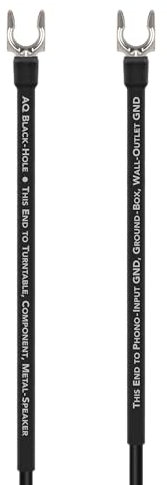 AudioQuest 1,5 m langes schwarzes Loch Ground Goody