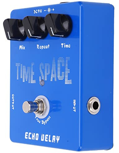 DC 9V Digitales Effekt-Delay-Effektpedal Gitarren-Delay-Pedal Mini-Effektpedal Musikinstrumentenzubehör 30mA