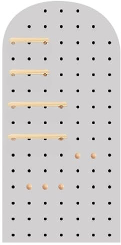 Panneaux perforés, présentoirs de Vente au détail en Bois, système d'organisation Murale de Rangement d'outils pour Panneau perforé, Panneaux muraux en Panneau perforé, étagères en Panneau p