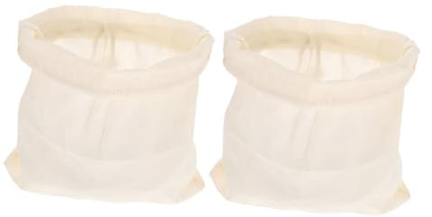 CAXUSD 2 Bolsas De Filtro De Algodón Para Colador De Leche De Frutos Secos Reutilizables Para Colar Yogur Leche De Frutos Secos Zumos Y Leche De Soja