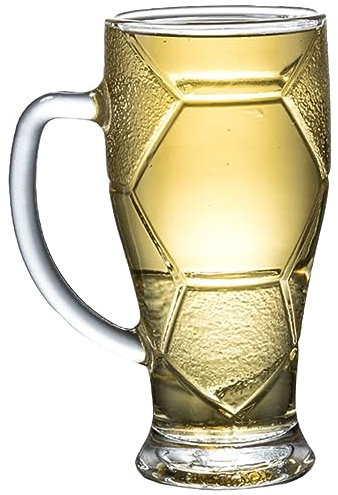 Holibanna Großer Bierkrug Mit Henkel Wiederverwendbarer Glas-becher Für Partys Festivals Und Zuhause Eleganter Trinkbecher Für Bierliebhaber Und Feiern