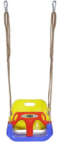 ZERRO Altalena da Giardino per Bambini per Esterno Interno Regolabile 50KG,Rosso