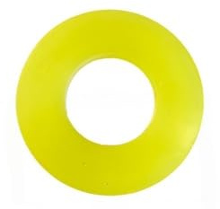 1pc Rubber Bushing Dampers Silencer Pad, Front Strut Tower Mount Suspension Shock Absorbing Bearing Washer(Light Yellow)