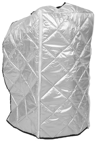 Wall Heater Cover Oxford Silver 40x33x72cm Waterproof Protector | Boiler Flue Rain Cover, Dustproof UV Resistant Insulated All-weather Protection for Home Use