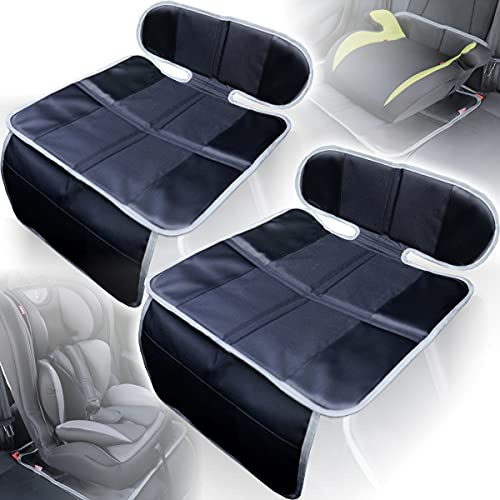 Stimo 2er Set Auto KFZ Kindersitzunterlage ISOFIX geeignet Sitzunterlage Sitzschoner Autositzunterlage