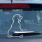 ZXCVWWE Lustiger Hunde-Aufkleber für Pkw-Heckscheibe und Heckscheibenwischer, wackelnder Schwanz, reflektierender Vinyl- Auto-Aufkleber