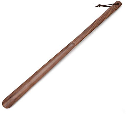 XCC Chausse-Pied en Bois Massif 60 / 75cm et Chausse-Pied créatif en Bois à Long Manche (Color : Brown, Size : 75cm)