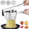 YHSKJCD Presse-purée, Presse Purée Manuel à Pommes de Terre avec 3 Disques Interchangeables, Professionnel Presse Purée Manuel en Acier Inoxydable, idéal pour Fruits, légumes, Aliments pour bébés