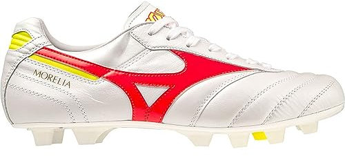 Mizuno Unisex Morelia Ii Japan fußballschuhe, Weiß, Koralle, 2 Bolzen 2, 44 EU