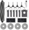 Accessoires de rechange pour Dreame L10s Pro Ultra/L10s Ultra Gen 2/X30 Ultra/L40 Ultra AE/MOVA E30 Ultra Robot Aspirateur, 1 Brosse Principale, 2 Filtres, 4 Brosses Latérales, 4 Serpillières, 6 Sacs