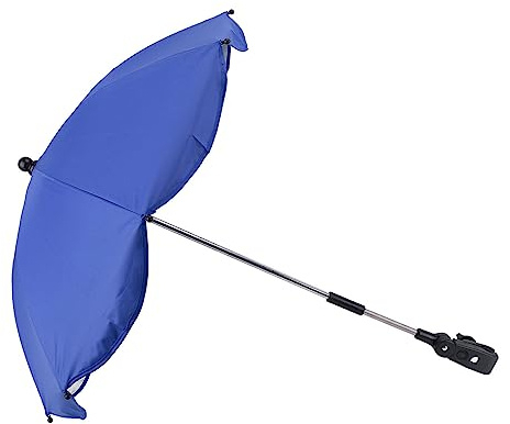 CFTGIW 14 Pulgadas de Cochecito Universal Parasol con Protección UV para Cochecito para Bebés Ajustable Paraguas Negras 360 Grados Ajustab Corredor para el Cochecito Corredor de