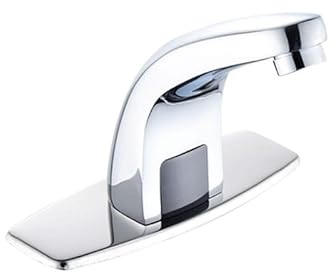 FUKUZL Infrared Sensor Automatic Bathroom Faucet - Touchless Inductive Water Tap, Hands-Free Sink Mixer